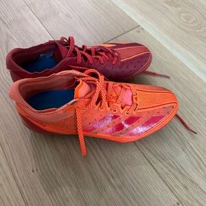 adidas Red and Orange Athletic Shoes